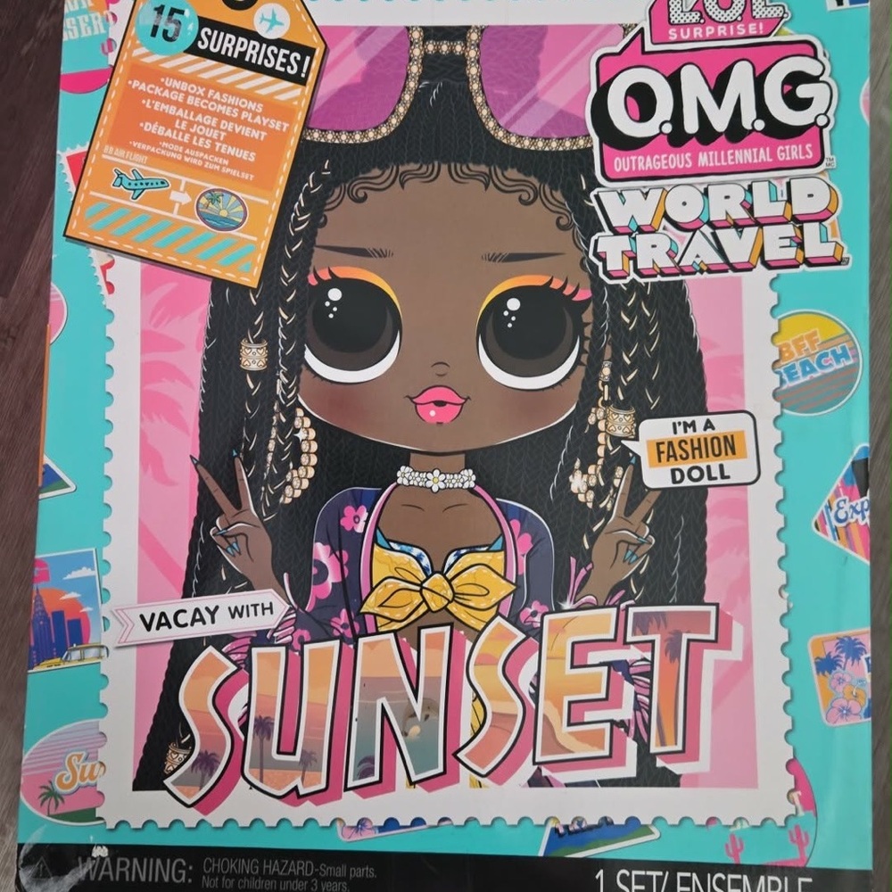 L.O.L. Surprise! Dolls Trio with Pink, Purple, Blonde and Brown Accents